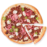 Spicy Lamb Pizza 